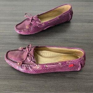 MARC JOSEPH New York Cypress Hill Women’s Size 7 1/2 Purple Flat Loafer Slip On